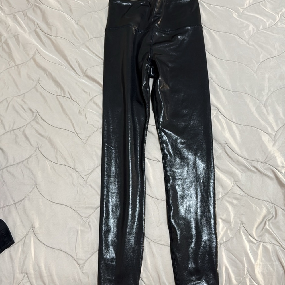 Athlete leggings ca black shiny